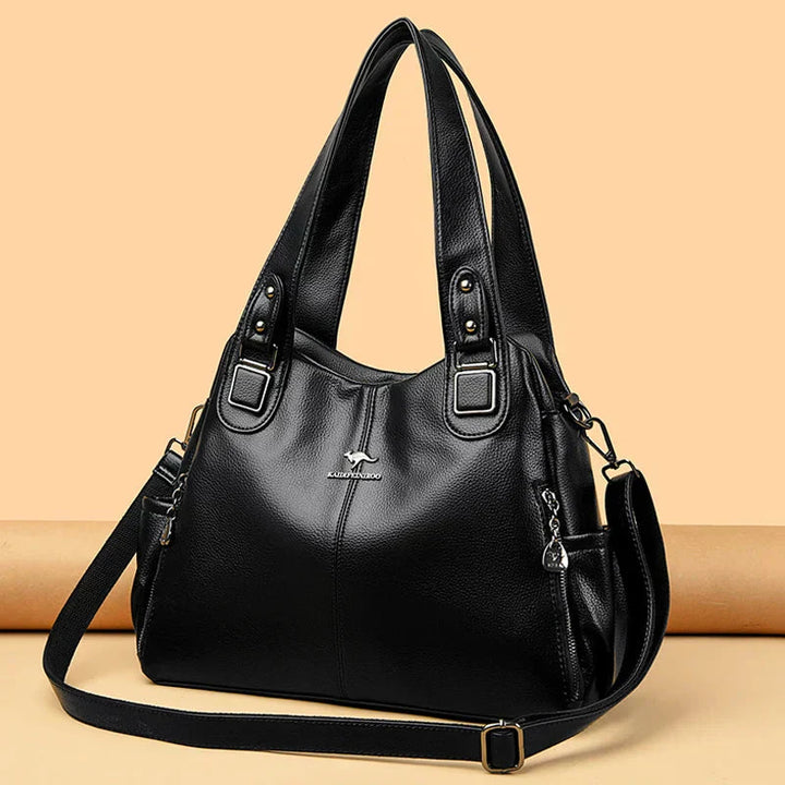 Amelia™ | Retro Leather Shoulder Bag