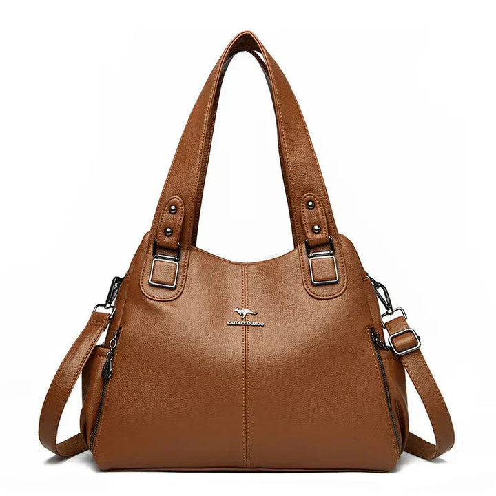Amelia™ | Retro Leather Shoulder Bag