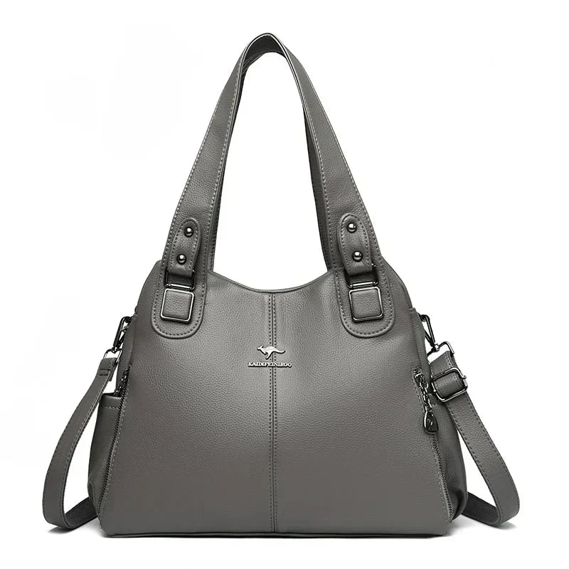 Amelia™ | Retro Leather Shoulder Bag